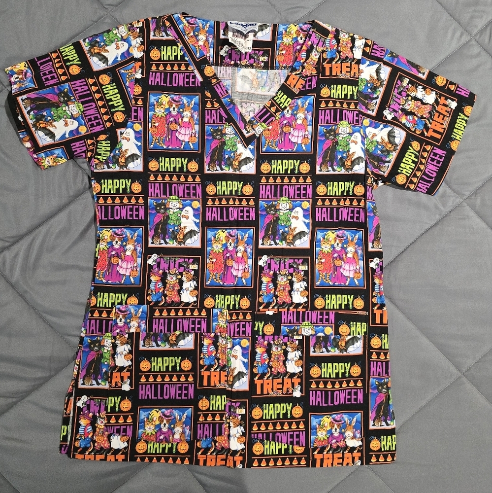 Landau Women's Halloween Blouse - Multicolor